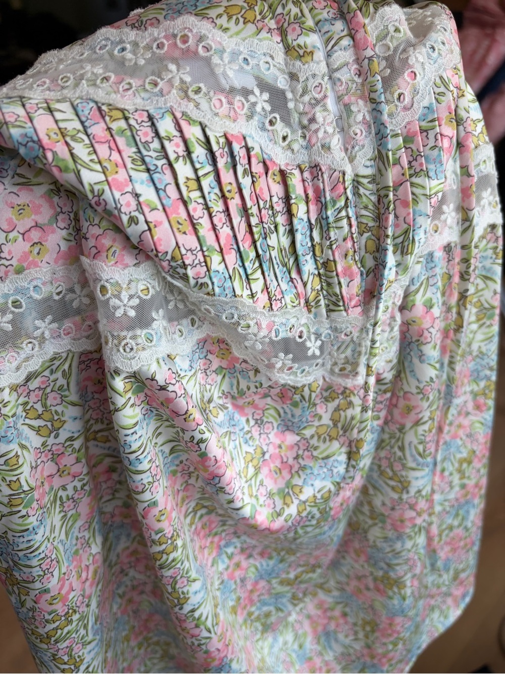 For Love & Lemons Farrah Slip Dress Floral Lace Corset Mini Dress XS - Picture 9 of 9